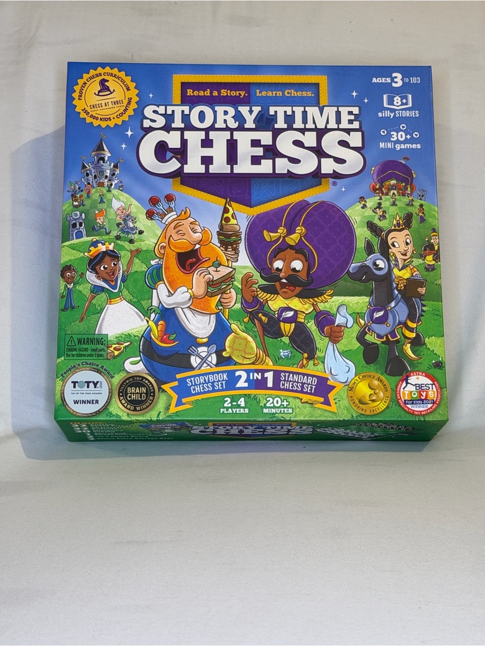 Story Time Chess 2-in-1 Kids Chess Set